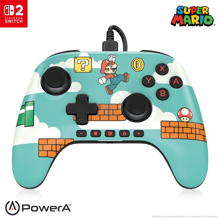 PowerA NSW2 Controller Advantage wired Mario Time! (Switch 2)