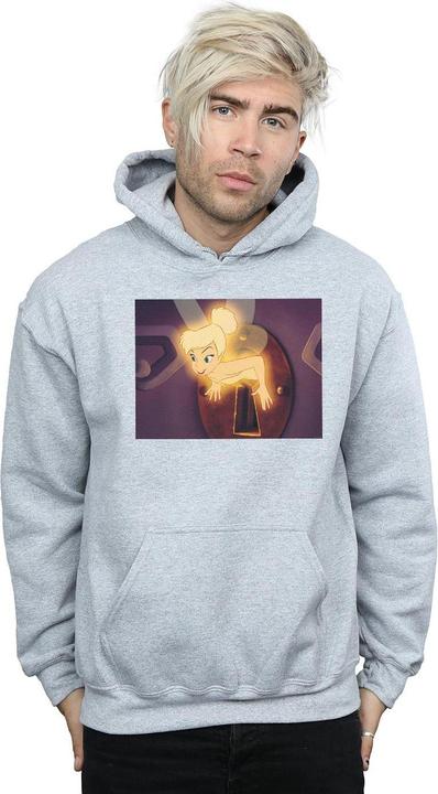 Actual product image Disney Mens Tinker Bell Lock Squeeze Hoodie (4XL)