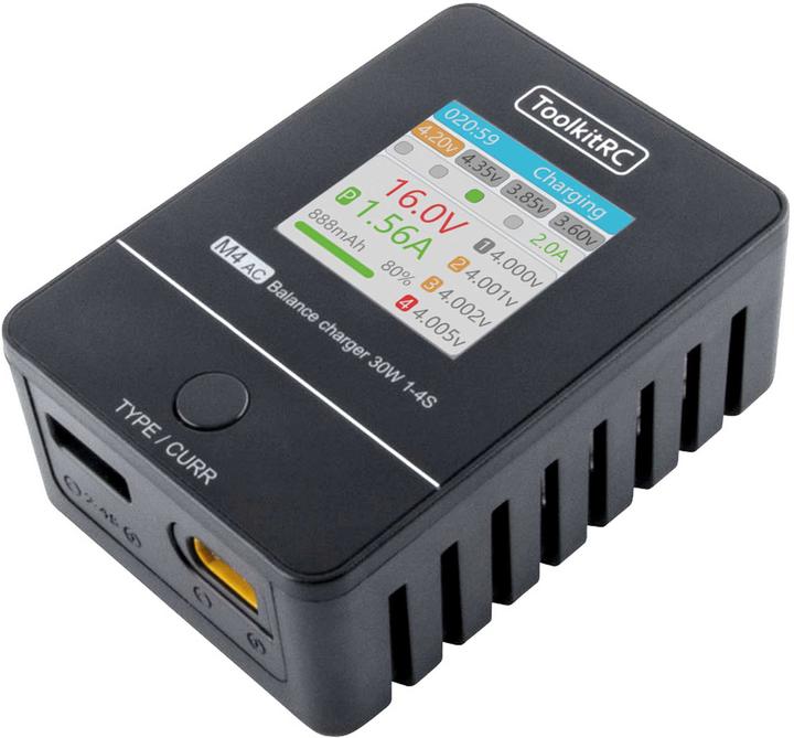 Actual product image Toolkitrc Charger M4AC, 25W, 2-4S