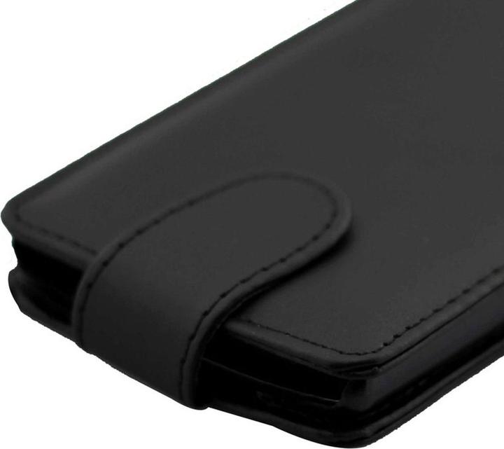 Actual product image König Design Mobile Case Protective Case for Mobile LG Magna Flipcase Black (LG Magna)