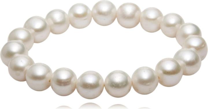 Immagine prodotto Leyda Bracciale Perla Bianco (19 cm, Perle)