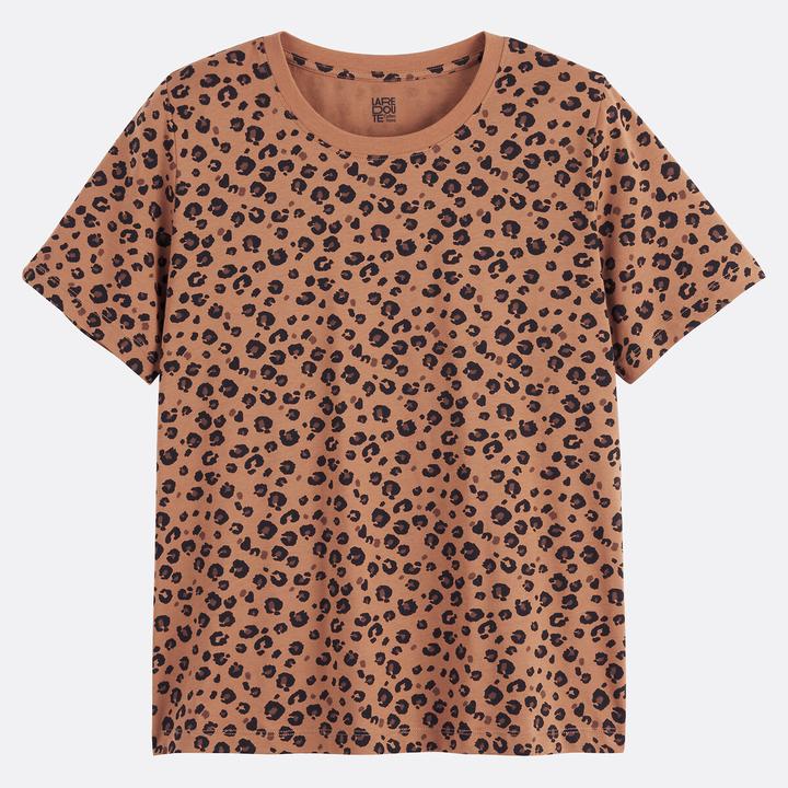 Actual product image La Redoute Collections T-Shirt mit Rundhalsausschnitt (L)