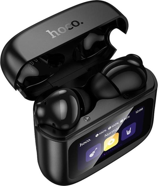 Immagine prodotto Hoco Wireless headphones wireless earphones bluetooth with touch screen TWS EQ14 black (7 h, Senza fili)