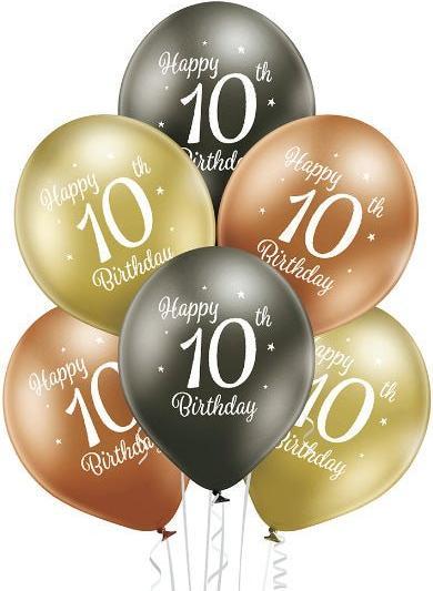 Produktbild Belbal 10 Jahre Geburtstag Ballon (6 x)
