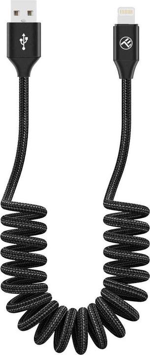 Produktbild Tellur Data cable Extendable USB to Lightning 3A 1.8m black (1.80 m, USB 2.0)