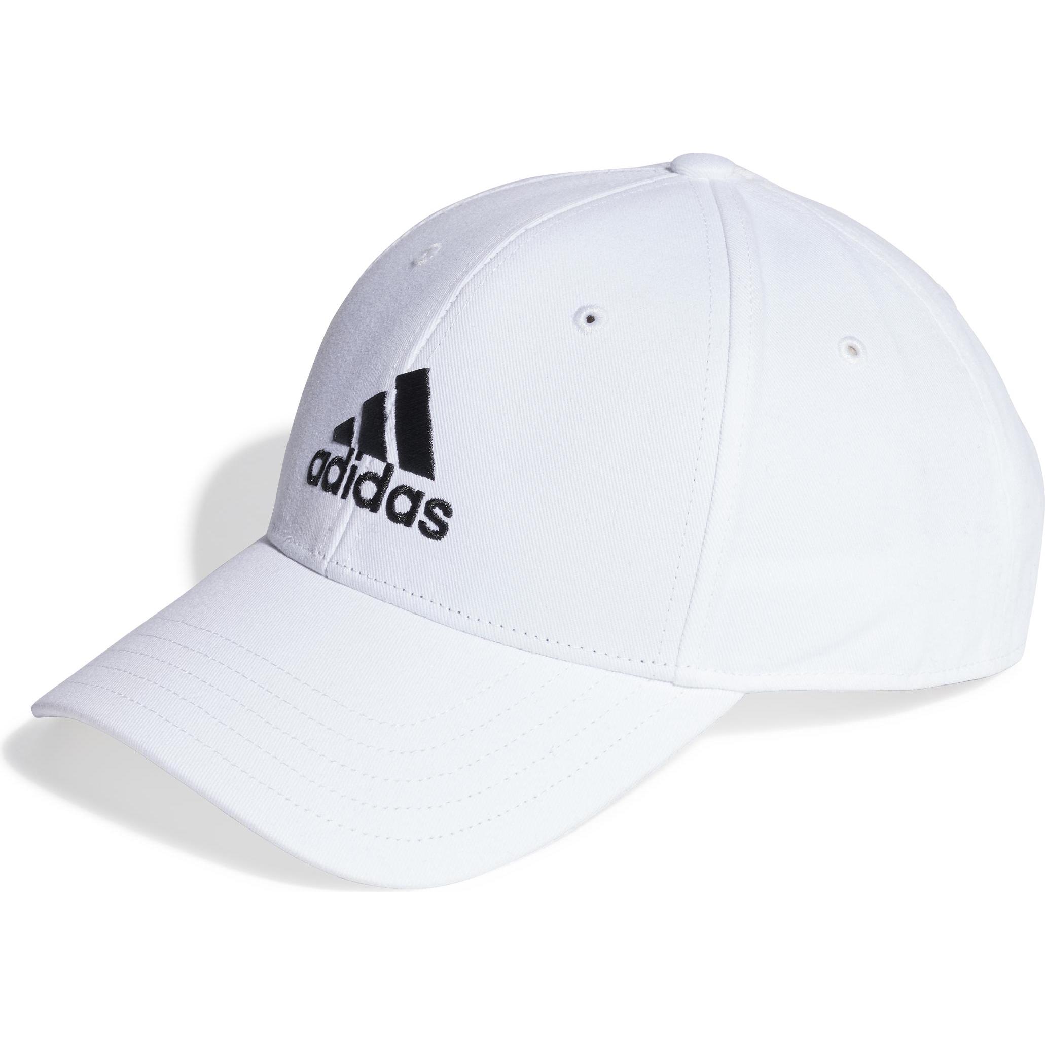 adidas, Herren, Cap, Baseball Cap Cotton Twill, Weiss, (S, M)