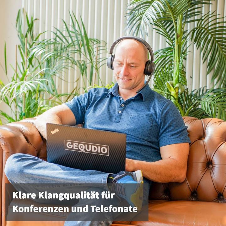 Produktbild Gequdio Schnurlos Bluetooth Headset GB-2 (ohne USB-Adapter) (Kabellos)