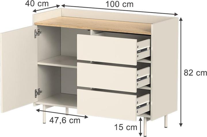 Image du produit Vicco Velina (100 x 40 x 82 cm)