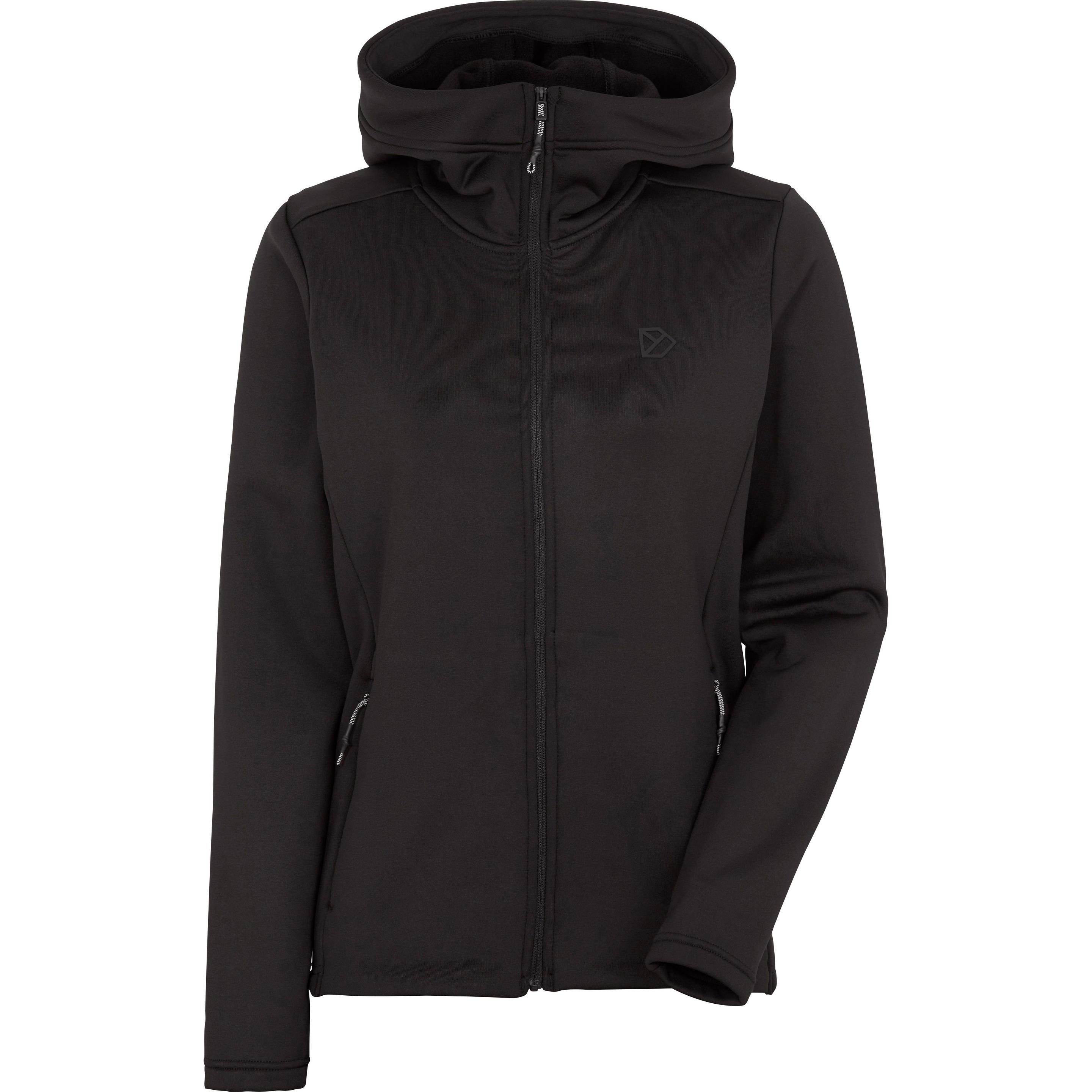 Didriksons, Damen, Jacke, Women's Anneli Full Zip 2 (48), Schwarz, 48
