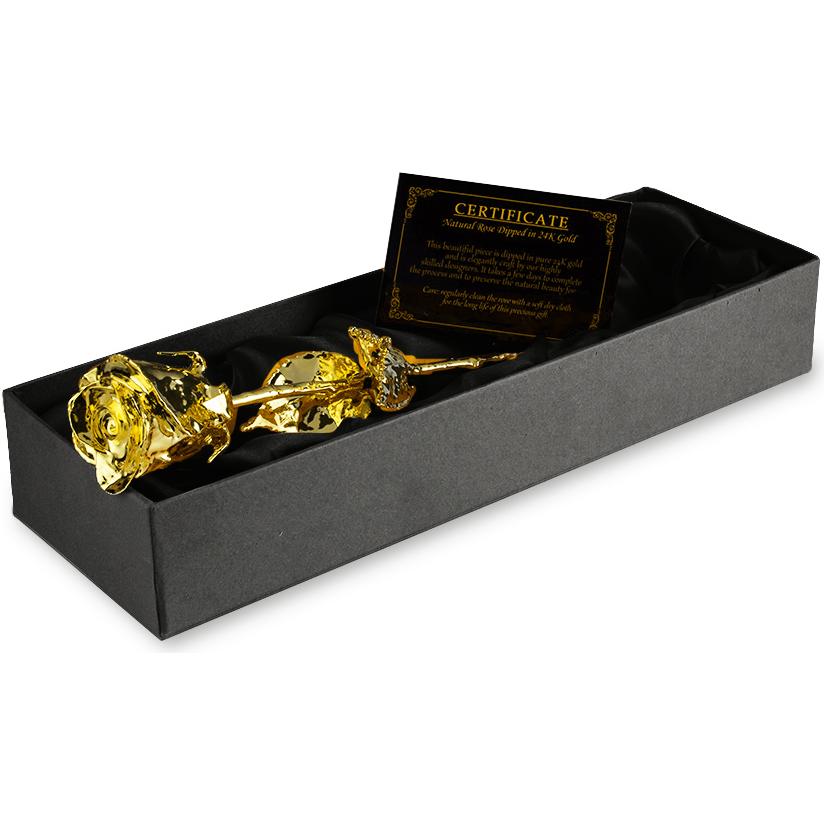 Mikamax, Kunstpflanzen, Goldene Rose (30 cm)