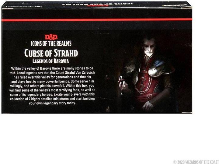 Actual product image Wizkids D&D Icons of the Realms : Curse of Strahd miniatures Legends of Barovia Premium Box Set