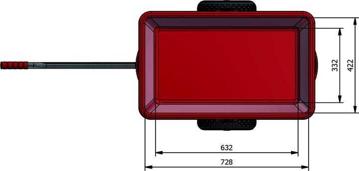 Actual product image Fetra Handcart 6101 (200 kg)
