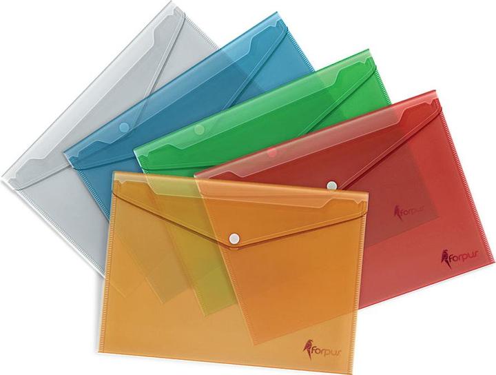 Image du produit Forpus Enveloppe avec impression, A4, plastique, vert, transparent 0820-006 (A4, 1 x)