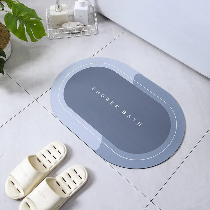 Produktbild Alopini Absorbierende Badematte Anti-Rutsch-Duschteppich Schnell trocknende Badematten Küche Eingang (40 x 60 cm)