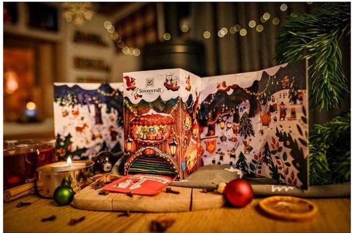 Produktbild Sonnentor Adventskalender Tee BIO 24