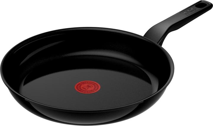 Actual product image Tefal Renew Black Ceramic Koekenpan - 28 cm - Inductie (28 cm, Frying pan, Aluminium)