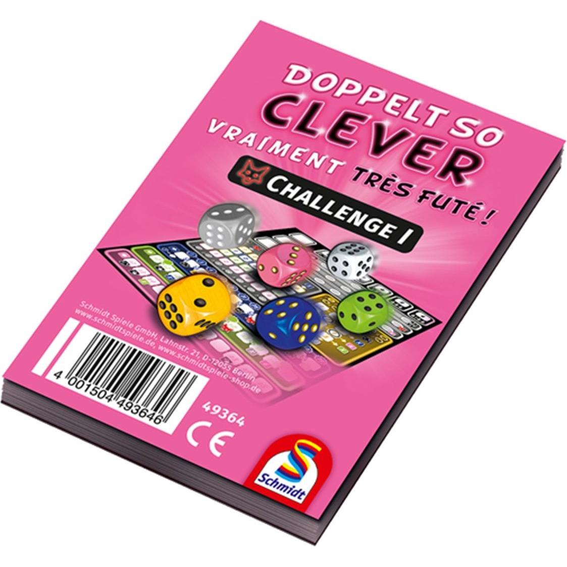 Schmidt Spiele Doppelt so clever – Challenge I (Deutsch)