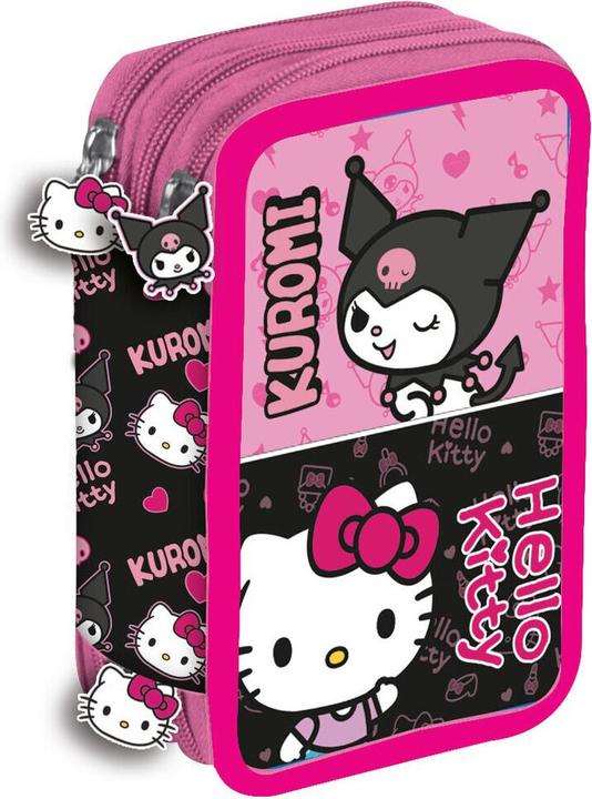 Produktbild Manenti Hello Kitty & Kuromi triple pencil case