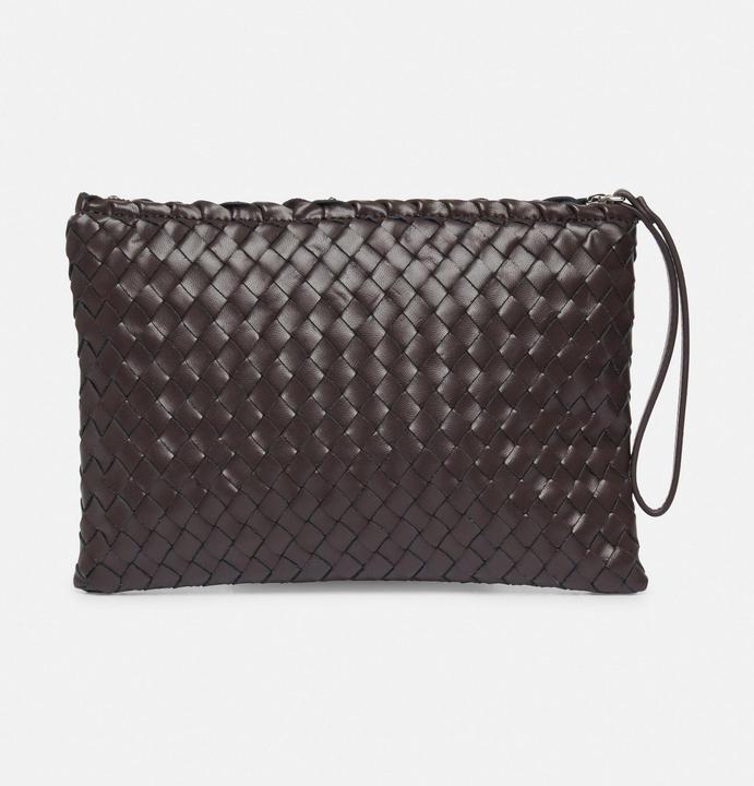 Comma Tasche Geflochtene Clutch mit Tragehenkel