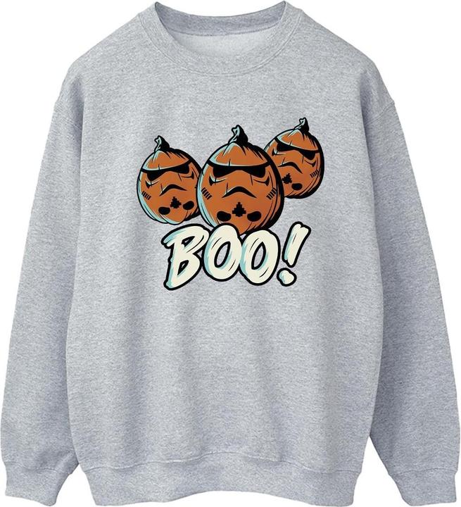 Actual product image Star Wars Womens/Ladies Stormtrooper Pumpkin Sweatshirt (L)