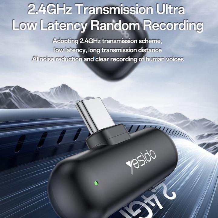 Image du produit Yesido KR20, Lightning, 2-Pack, Noir