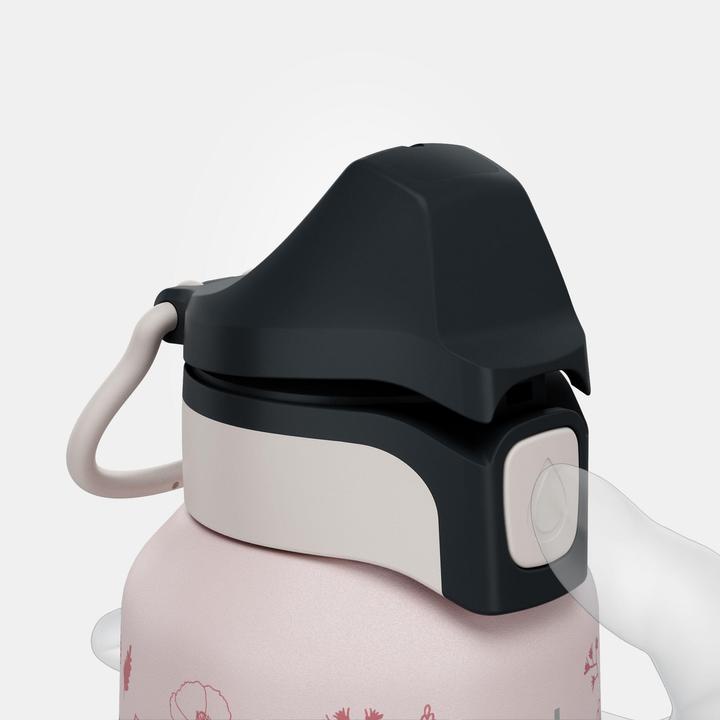 Immagine prodotto Quechua Biberon per bambini da 0,6 l in acciaio inox con chiusura rapida - rosa (0.60 l)