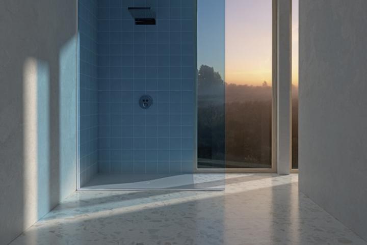 Actual product image Bette Air shower tile 1200x800mm, Anti-slip Pro, 7353
