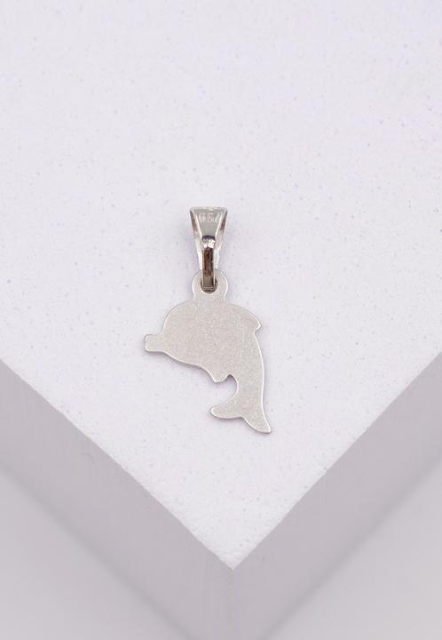 Produktbild Muau Pendant Dolphin white gold 750, 17x10mm (750/18K Weissgold)