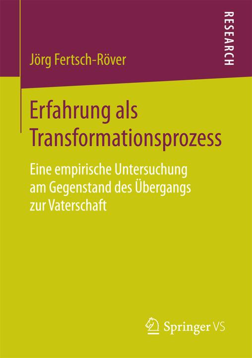 Produktbild Erfahrung als Transformationsprozess (Deutsch, Jörg Fertsch-Röver, 2017)