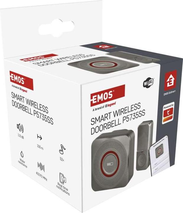 Produktbild Emos Türklingel P5735SS (Funk)