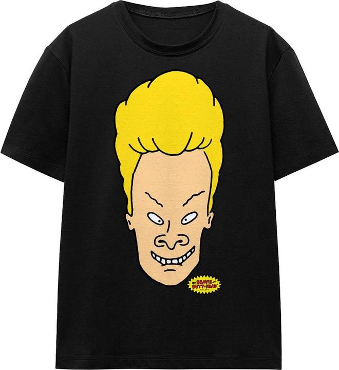 Actual product image Beavis and Butthead Unisex Adult Headshot T-Shirt (M)