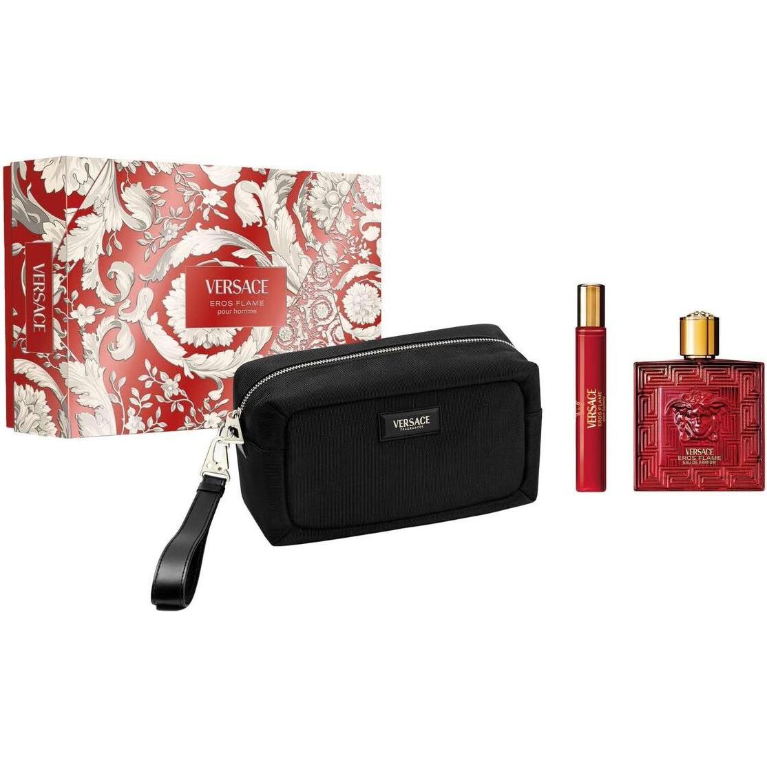 Versace, Set regalo bellezza, Geschenkset Eros Flame pour Homme Set / (Set di profumi)