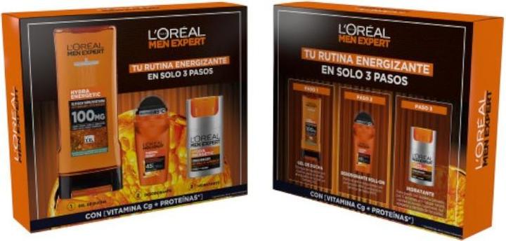 Actual product image L'Oréal Paris L'Oreal Paris Men Expert Hydra Energetic Set 3 Pieces (Body care set, Facial care set)