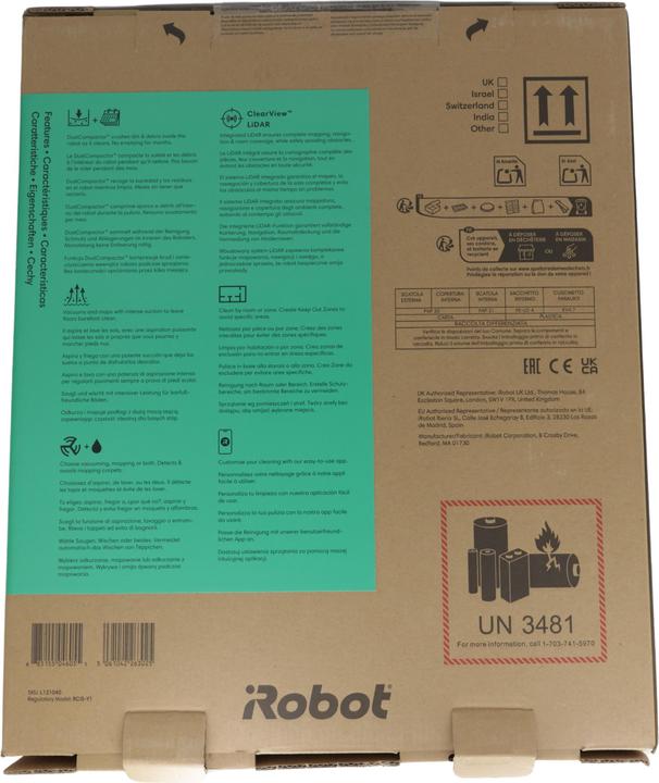 Image du produit iRobot Roomba 205 Combo (7000 Pa, Torchon d'essuyage)