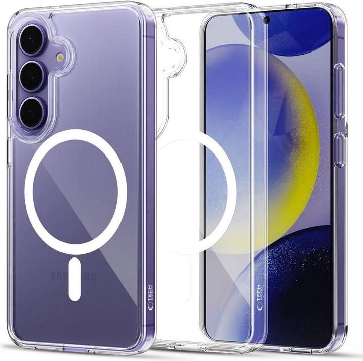 Produktbild Tech-Protect Samsung Galaxy S25 Flexair Hybrid MagSafe Case - Transparent (Samsung Galaxy S25)