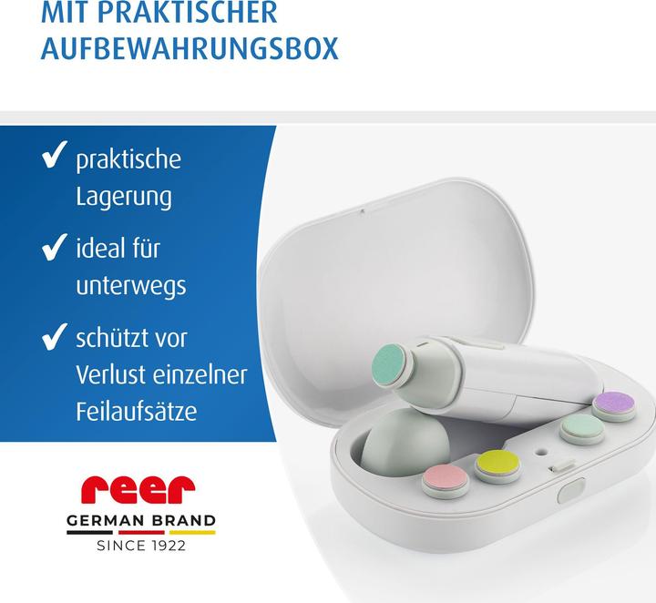 Actual product image Reer BabyCare electric nail file