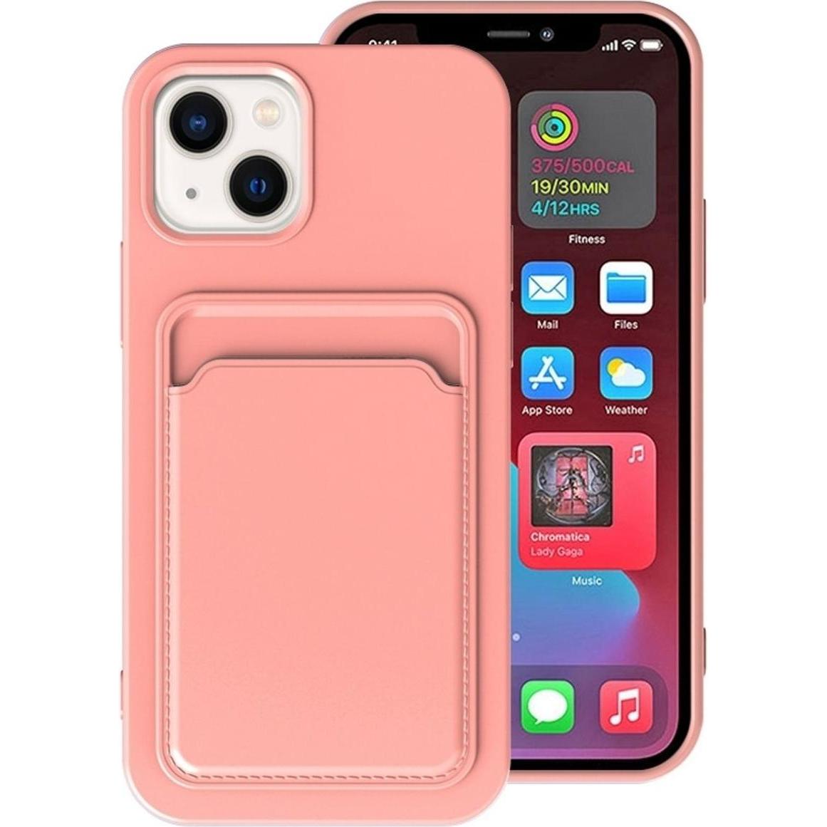 König Design Hülle Handy Schutz für Apple iPhone 14 Serie Case Cover Bumper Kartenfach Etuis (Apple iPhone 14 Plus), Sma...