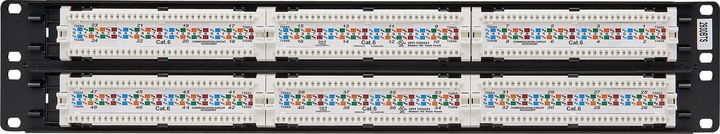 Produktbild Eaton 48-Port 2U Rack-Mount Cat6/Cat5 110 Patch Panel 568B RJ45 Ethernet TAA