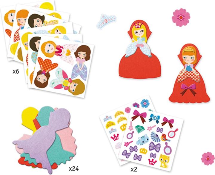 Produktbild Djeco Stickerbilder Prinzessin