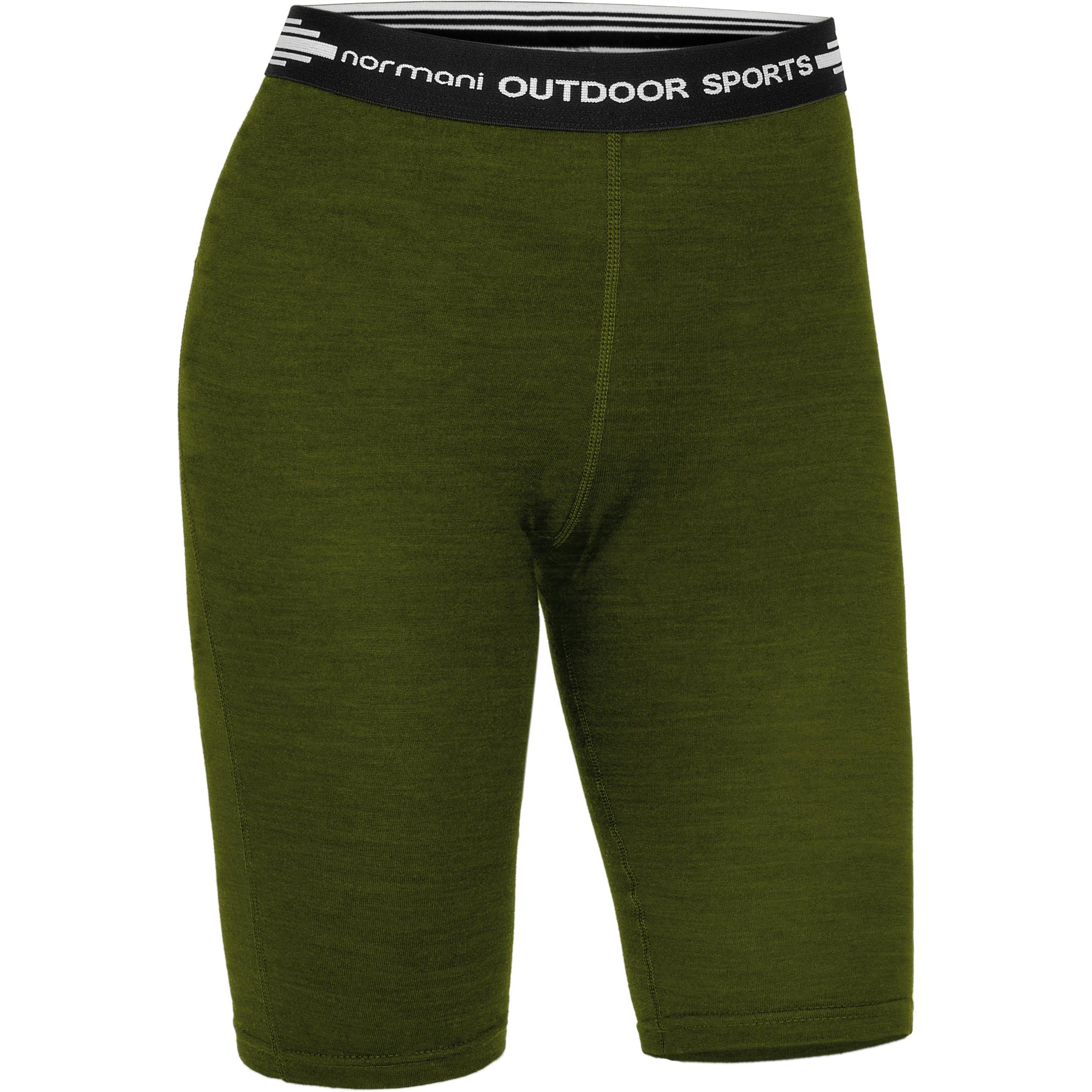 Normani, Damen, Funktionsunterhose, Damen Merino Shorts „Sunshine Coast“ - 8236 (L), Grün, L