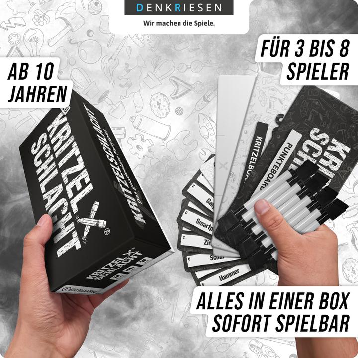 Produktbild Denkriesen Partyfieber - Kritzelschlacht (d) (Deutsch, 3 - 8 Spieler)