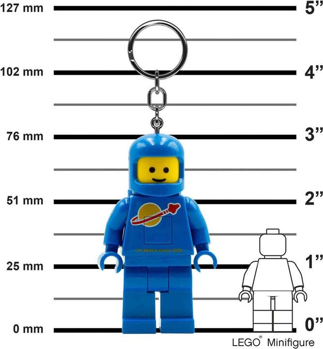 Image du produit LEGO Porte-clés avec LED - Spaceman Blue (4006036-KE10H)