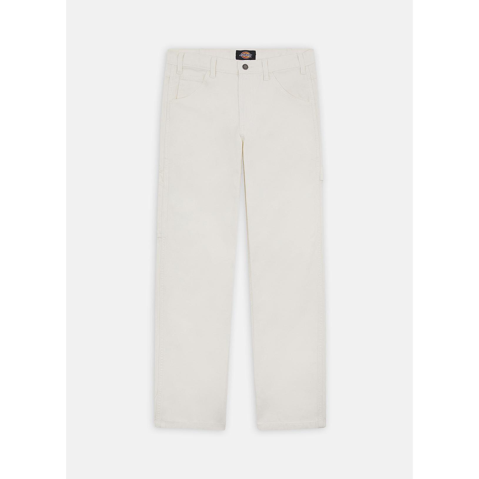 Dickies, Herren, Hosen, Duck Canvas Carpenter Pants, Weiss, (33)