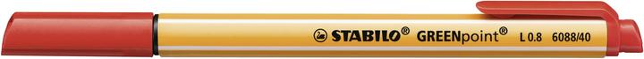 Produktbild STABILO GREENpoint umweltfreundlicher Filzschreiber (Rot, 1 x)