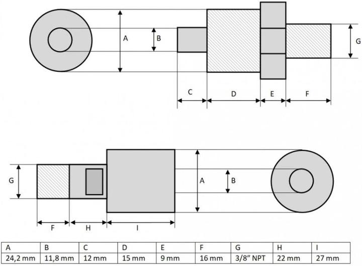 Produktbild Hydrafore Hydraulische Fusspumpe