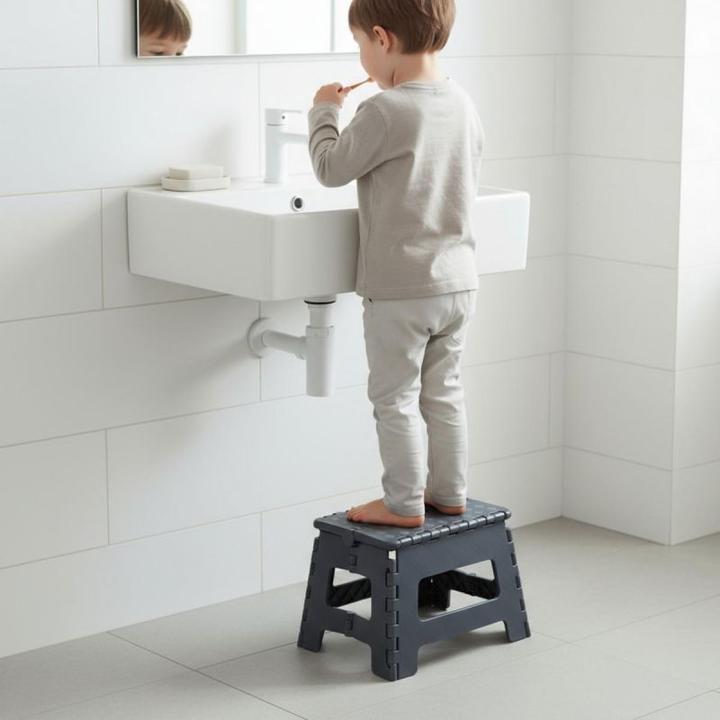 Image du produit Home&Styling Klapphocker 26 x 22 x 22 cm, grau