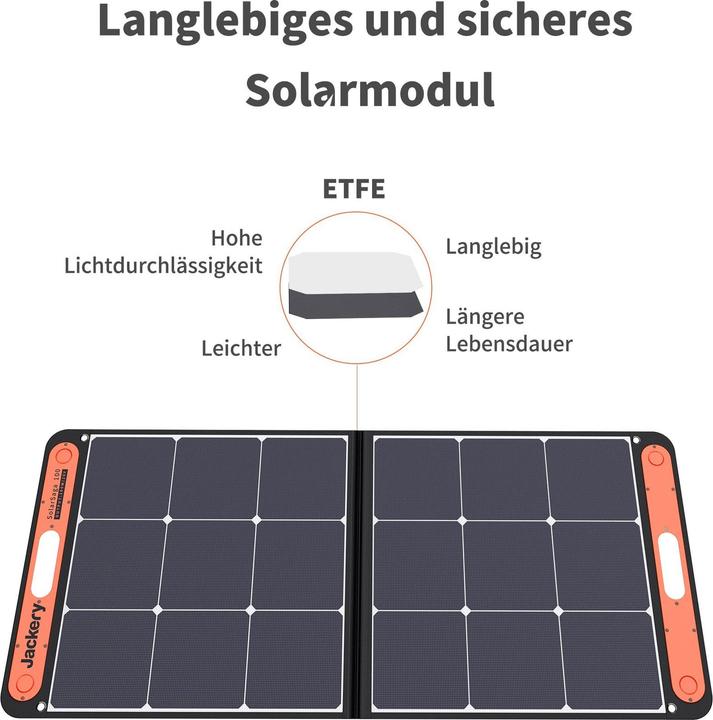Produktbild Jackery SolarSaga (100 W, 4.69 kg)