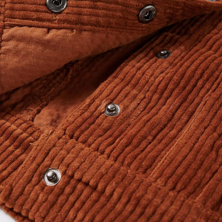 Produktbild VidaXL Kinderjacke Cord Cognac 140,Aussenmaterial: Cord (100 (140)