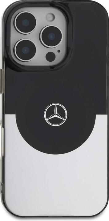 Image du produit Mercedes MEHMP16L23HBIGK iPhone 16 Pro 6.3" czarny srebrny/black silver hardcase Doubel Layer BiC (Apple iPhone 16 Pro)