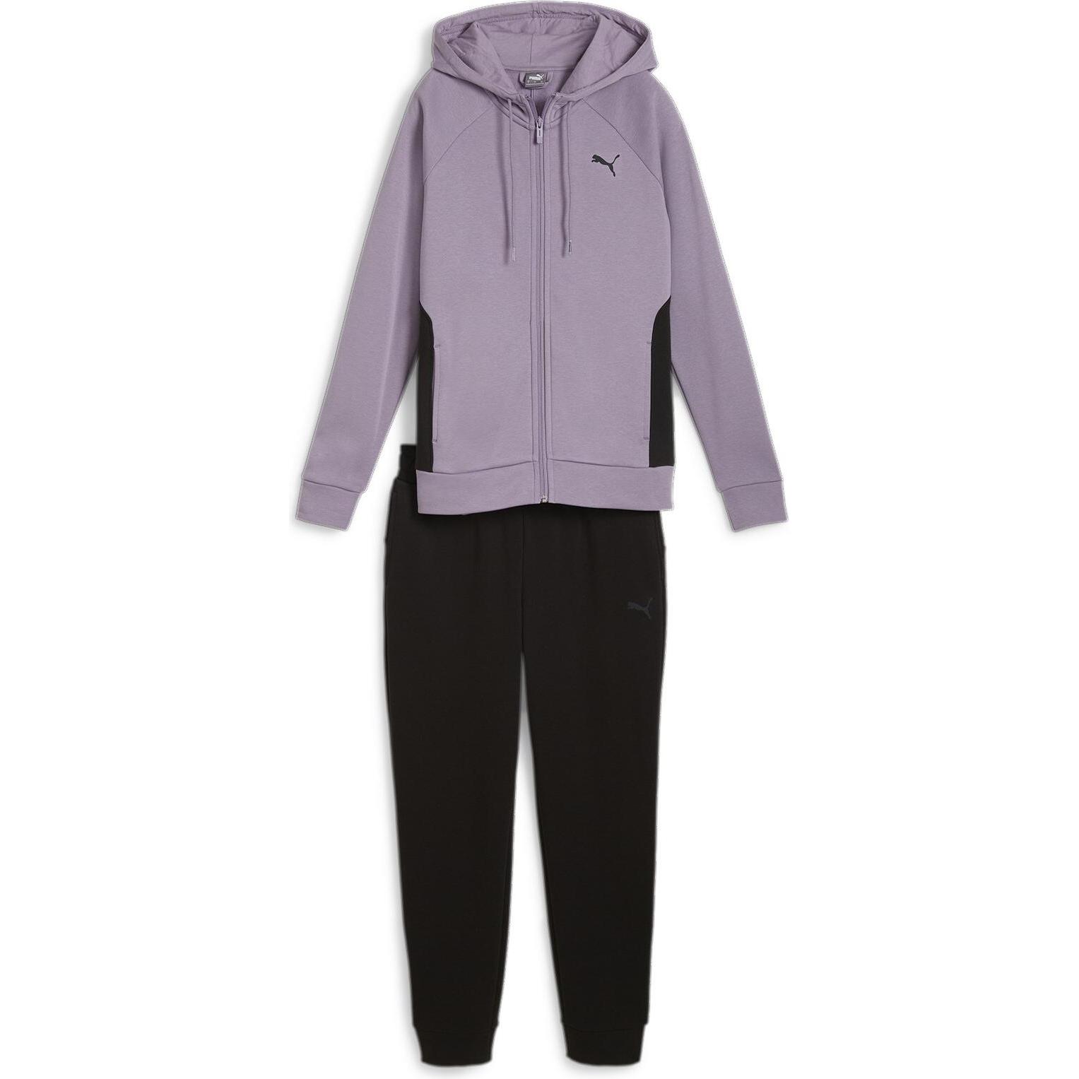 Puma, Herren, Jumpsuit, Classic Hooded Tracksuit FL, Violett, (M)